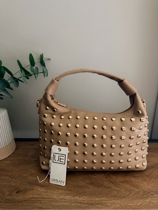 Urban Expressions Handbags - Urban Expressions Beckette Studed Bag Crossbody with gold chain